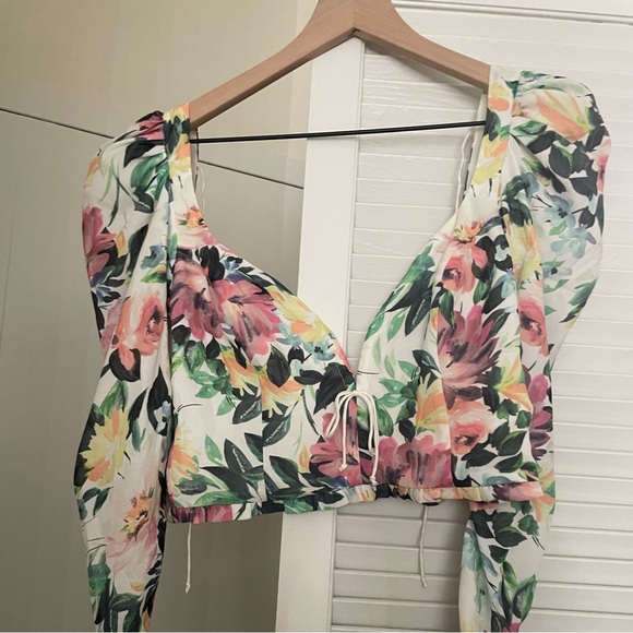 For Love and Lemons Bailey Crop Top NWOT - Picture 2 of 4